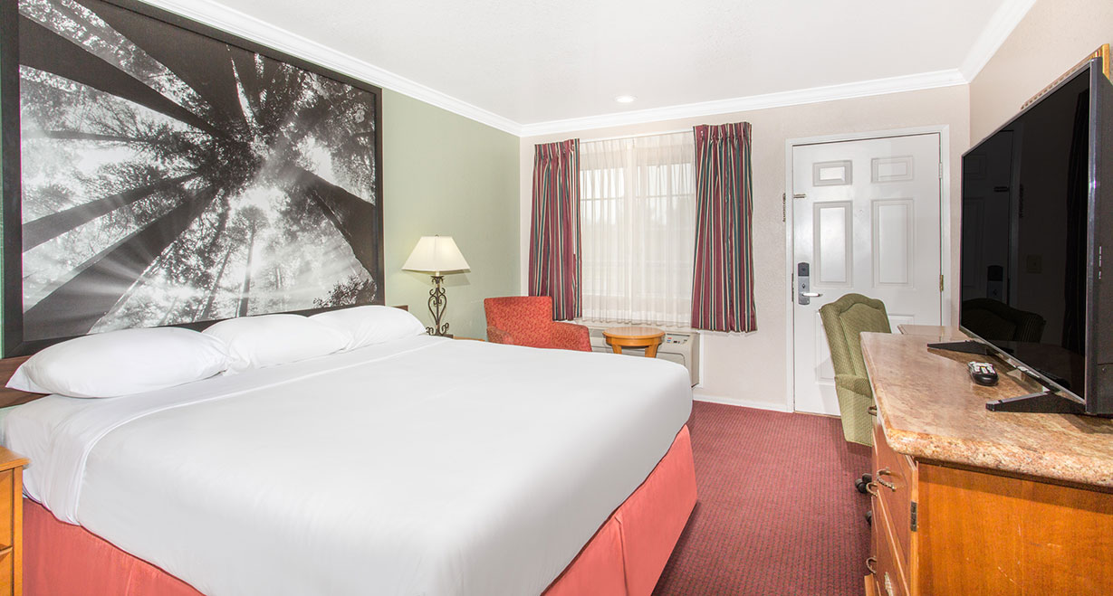 MODERN GUEST ROOMS AND TOP AMENITIES AN IDEAL PAIRING FOR THE UPPER LAKE INN AND SUITES GETAWAY